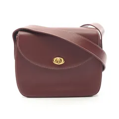 カルティエ CARTIER ショルダーバッグ マストライン ボルドー レザー マスト ショルダーバッグ レディース Used A