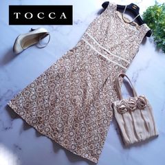 希少6サイズ✨トッカ★SPRING BOUQUET ワンピース　大きい　刺繍　花 近年 サイズ6 XL トッカ 刺繍ワンピース GERBERA BOUQUET - メルカリ