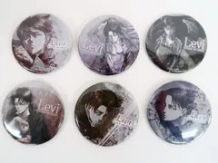 全6種セット リヴァイ 缶バッジコレクション リヴァイver. 進撃の巨人