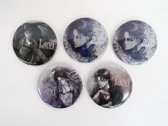 5点セット/リヴァイ 缶バッジコレクション リヴァイver. 進撃の巨人/被りあり