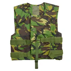 イギリス軍放出品 ボディアーマー 陸軍 ベルクロ式 背部ポケット付き DPM迷彩 [ 190/120 / 良い ]