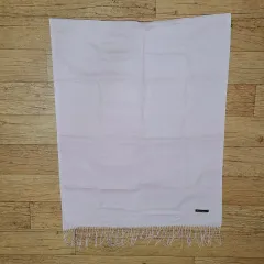 カシミア ピンク色 フリンジ スカーフ