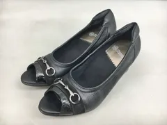 ビューフォート Beaufort オープントゥ パンプス ブラック 23.5 箱付き 2512LR182