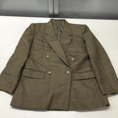 断*中様 ANAYI アナイ 金ボタン グレンチェック ダブルブレスト 