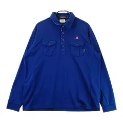 サイズ：3L LE COQ GOLF ルコックゴルフ  長袖ポロシャツ  ネイビー系 [240101583741] ゴルフウェア メンズ ストスト