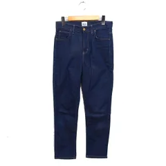 リー LEE デニム ジーンズ ハイウエスト ストレート ストレッチ M ネイビー 紺 /FT49