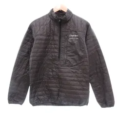 Teton Bros ルフトジャケット パッカブル ライトダウン プルオーバー ロゴプリント S ブラック /UO ■GY01