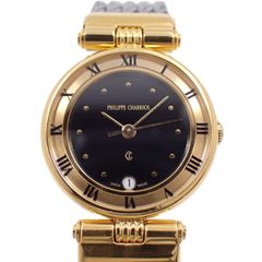 シャリオール ケルティック クォーツ レディース 腕時計 コンビ 黒文字