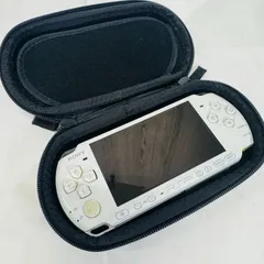 S【バッテリーなし】SONY ソニー PSP プレイステーションポータブル ホワイト PSP3000 ケース付き