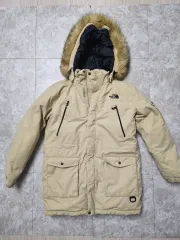 THE NORTH FACE ザノースフェイス キッズ ベージュ ダウン ジャケット 150