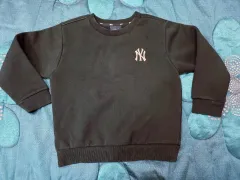 MLB キッズ 起毛 NEW YORK ヤンキース スウェット ブラック110