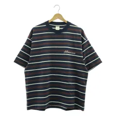 【美品】  plllllleeeasse / プリーズ | クルーネック Tシャツ カットソー | M | ネイビー | メンズ