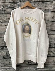 SAINT MICHAEL Crew Sweat Shirt Oh Shit - メルカリ