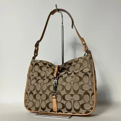 2511-443｜コーチ シグネチャー ハンドバッグ ライトブラウン