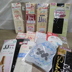 レディース ファッション小物 靴下 パンテーストッキング タイツ ベージュ＆ブラック J～JJタイプ 12点まとめ 未使用品 R045