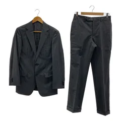 BARNEYS NEWYORK / バーニーズニューヨーク | セットアップ / ストライプ ジャケット スラックス | 44 | グレー | メンズ