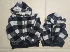 ポロ ラルフローレン キッズ チェック フード ジャケット