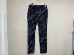 DOUBLE STANDARD CLOTHING ダブルスタンダードクロージング 総柄 パンツ ストレッチ素材 0206-160-194 B ブラック