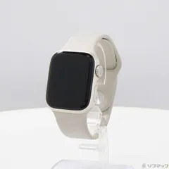 〔中古品〕 Apple Watch Series 7 GPS 41mm スターライトアルミニウムケース スターライトスポーツバンド【198】