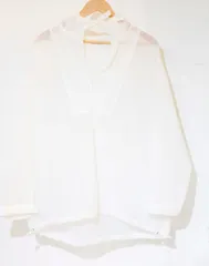 【中古】 BEAUTY & YOUTH UNITED ARROWS レディースパーカー  BEAUTY & YOUTH UNITED ARROWS/ナイロン アノラックパーカー/パーカー/白 ホワイト/1621-105-1769