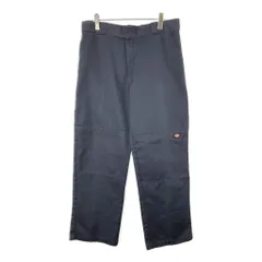 Dickies ディッキーズ ダブルニー ワークパンツ ネイビー(メンズ W36 L32)中古 古着 V8454