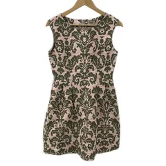 Diagram GRACE CONTINENTAL(ダイアグラム) ワンピース サイズ38 M レディース美品  - カーキ×ピンク×アイボリー 半袖/ひざ丈/花柄