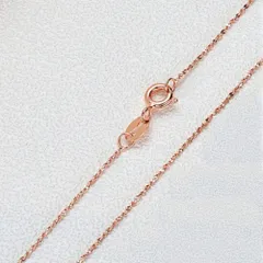 ☆ ピンクゴールド ☆ 40サイズ ☆ ネックレス チェーン チェーンネックレス レディース ネックレス 首飾り アクセサリー チェーン シンプル 上品 大人 かわいい カジュアル おしゃれ 普段使い 可愛い オシャレ 女性 華奢