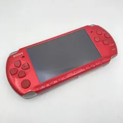【中古】本体）【動作確認済みジャンク】SONY/PSP ラディアントレッド/3000/※バッテリー無・異音あり・画面ヤケ[6]