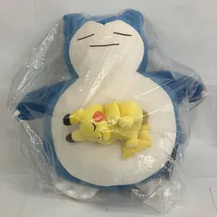 未使用 ポケモン ポケットモンスター もっちりぬいぐるみ ポケモンスリープ おやすみカビゴン&ピカチュウ SFQ506 c103