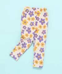 【2026年春新作】DAISUKI総柄パンツ 9分丈　BREEZE J120926 　ラベンダー