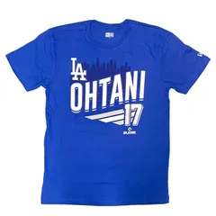 【在庫処分】【特別価格】NEW ERA ニューエラ Tシャツ TEES 大谷翔平 所属 ロサンゼルス ドジャース Los Angeles Dodgers BASEBALL NZ2403C Sサイズ ブルー