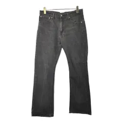 Levi's リーバイス 527 デニムパンツ ブラック(メンズ W34 L32)中古 古着 V8474