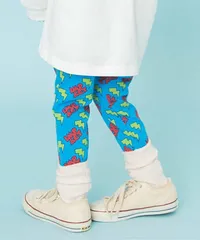 【2026年春新作】DAISUKI総柄パンツ 9分丈　BREEZE J120926 　ターコイズブルー