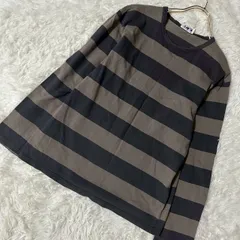 agnes b. ボーダーカットソー グレージュ F カジュアル 着回し キレイめ