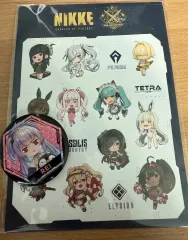 勝利の女神：NIKKE(ニケ) 2周年 限定 未開封ステッカー + レイ バッジ