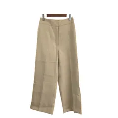 Demi Luxe BEAMS デミルクスビームス ハイウエストワイドスパンツ サイズ:36 25SS 64-23-1225-480   ベージュ レディース / 240001174547