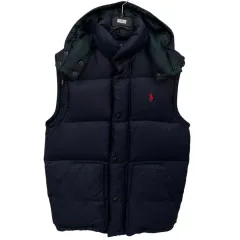 ポロラルフローレン フード脱着 ダウンベスト