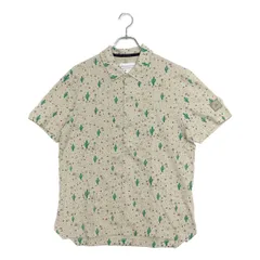 中古 メンズ アディダスゴルフ adidas GOLF 半袖シャツ XL ベージュ アディクロス 総柄
