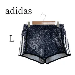 ★美品 adidas アディダス 黒 ショートパンツ・ハーフパンツ L
