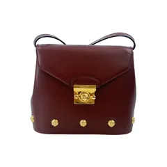 Ferragamo　ショルダーバッグ　レザー　ブラウン