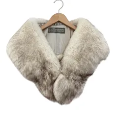 ZM1698  SAGA FOX  サガフォックス　ファーティペット　ストール　ホワイトミックス　レディース　着物　振袖