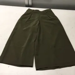 送料無料★UNIQLO ユニクロ★ガウチョパンツ ワイドパンツ★カーキ★レディース　Sサイズ#41004srr