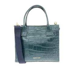 BARDOT ROSE バルドロゼ 2WAYトートバッグ  ロゴ/クロコ型押し/レザー    ダークグリーン レディース / 240001178286