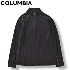海外モデル コロンビア COLUMBIA ハーフジップ マイクロフリースジャケット プルオーバー ブルゾン アウトドア ストリート カジュアル S チャコールグレー メンズ