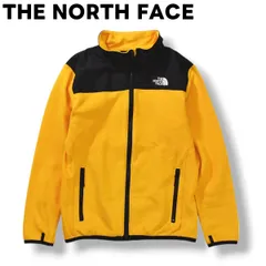 【ゴールドウィン製】 ノースフェイス THE NORTH FACE ジップイン マウンテン バーサ マイクロ ジャケット フリース ジャンパー ロゴ入り 150 イエロー アウトドア カジュアル ウェア タウンユース レジャー キッズ レディース ♪