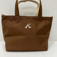392　Kitamura キタムラ　ハンドバッグ　トートバッグ　リバーシブル　キャンバス　ナイロン　ブラウン　ベージュ　レディース　小さめ　ミニ　サブバッグ　シンプル　きれいめ