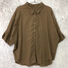 CIAOPANIC TYPY チャオパニックティピー リネン レーヨン ドルマン シャツ カーキ ONE サイズ □〇