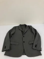 送料無料★UNIQLO ユニクロ★テーラードジャケット　上着　ジャケット★グレー★メンズ　Mサイズ#70724sjj34
