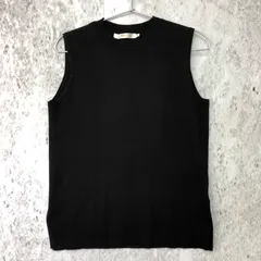 AZUL by moussy アズール バイ マウジー ニット ノースリーブ ブラック Mサイズ □〇