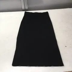 送料無料★UNIQLO ユニクロ★ニットスカート　ロングスカート★ブラック★Mサイズ　#50127sj108